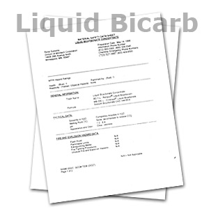 Liquid Bicarb MSDS