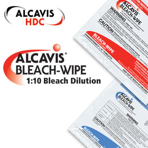 Alcavis Bleach-Wipes 1:10 