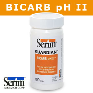 Serim GUARDIAN™ BICARB pH II TEST STRIPS