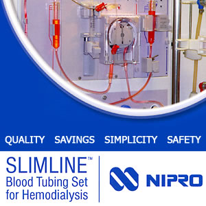 SlimLine Blood Tubing Set for Hemodialysis
